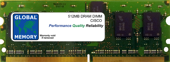 512MB DRAM DIMM MEMORY RAM FOR CISCO CATALYST 4500 SERIES SWITCHES SUPERVISOR ENGINE SUP-6L-E (MEM-X45-512MB-LE)